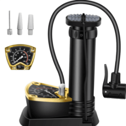 Inchant Mini Bicycle Foot Pump with Sensitive Pressure Gauge Bike Foot Pump