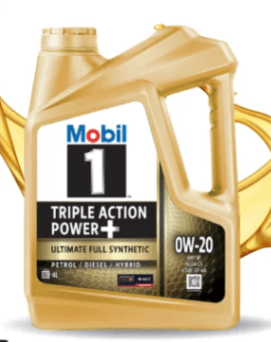 Mobil 1 0W20 Triple Action Power Ultimate Full Synthetic Engine Oil 4 L